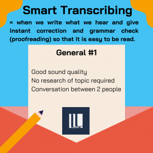 Snart Transcribing - Audio / Video Transcribing