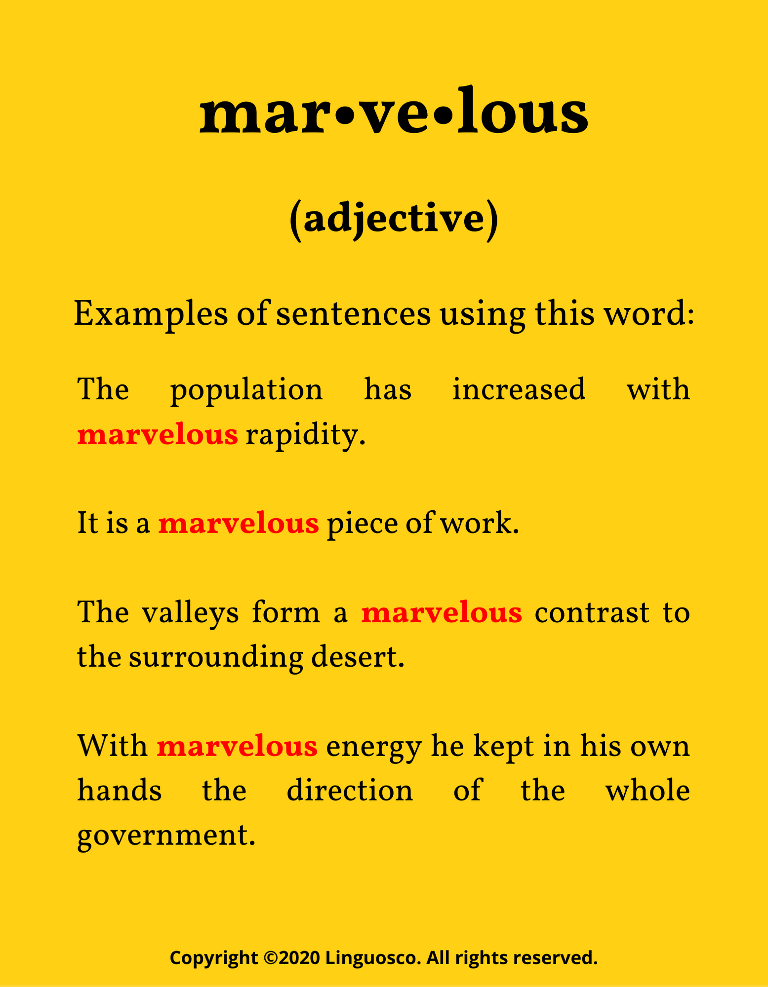 Marvelous